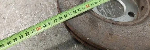 Audi A3 S3 8L Front brake disc