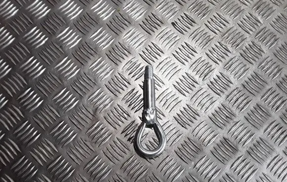 Towing hook eye