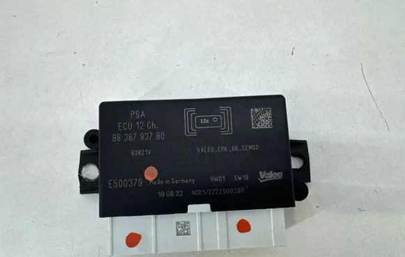 Peugeot 2008 II Parking PDC control unit/module 9838793780