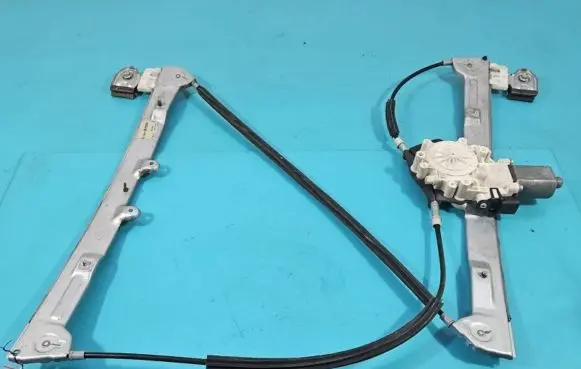 Front door window regulator with motor