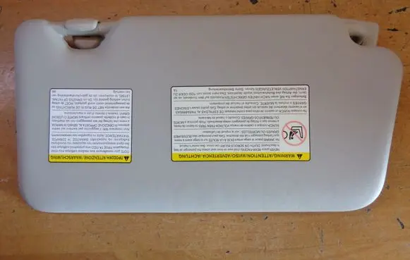 Nissan Micra Sun visor