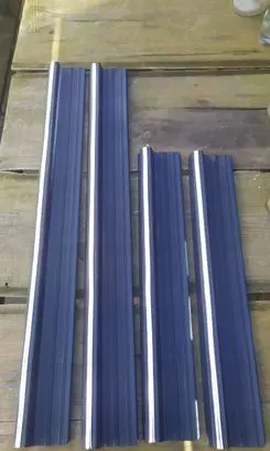 Mercedes-Benz W123 sill trim set (inner) 
