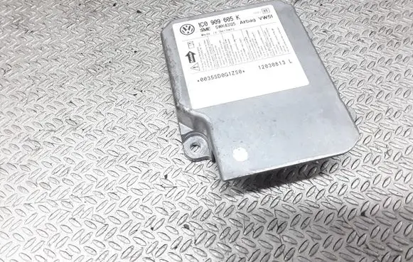 Volkswagen Polo IV 9N3 Airbag control unit/module 1C0909605K