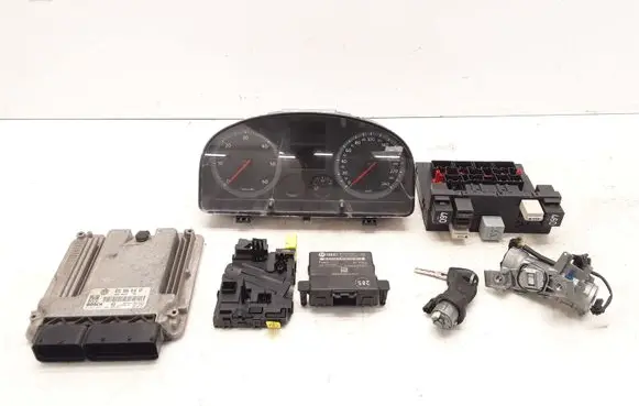 Volkswagen Caddy Engine ECU kit and lock set 03G906016GP 0281012168 1K0953549A