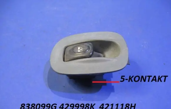 Renault Scenic I Electric window control switch 838099G 429998K
