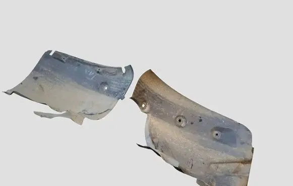 Renault Megane III Front wheel arch liner splash guards