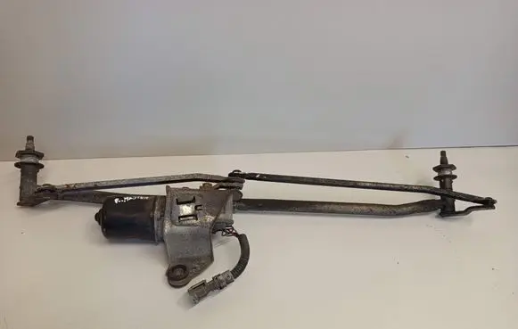 Front wiper linkage and motor