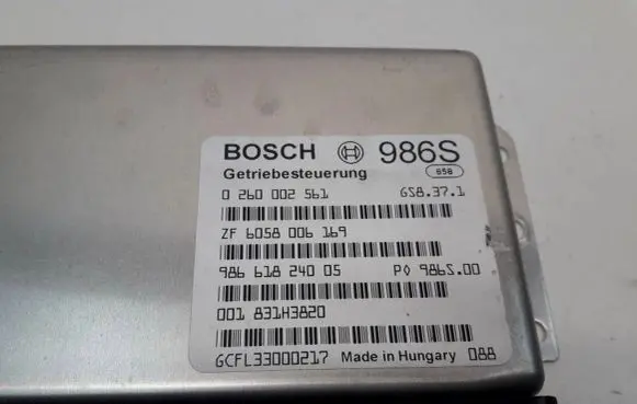 Porsche Boxster 986 Gearbox control unit/module 98661824005 0260002561 6058006169