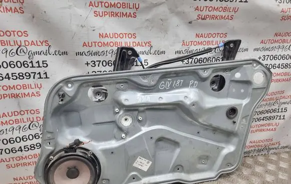 Volkswagen Golf IV Front window lifting mechanism without motor 1J4837462D