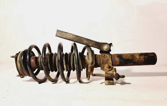 Jaguar X-Type Front shock absorber with coil spring
