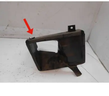 BMW 7 F01 F02 F03 F04 Intercooler air guide/duct channel 7184158