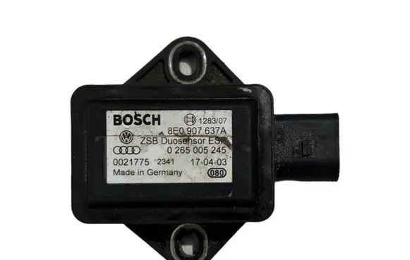 Audi A4 S4 B6 8E 8H ESP acceleration yaw rate sensor 8E0907637A 0021775 0265005245