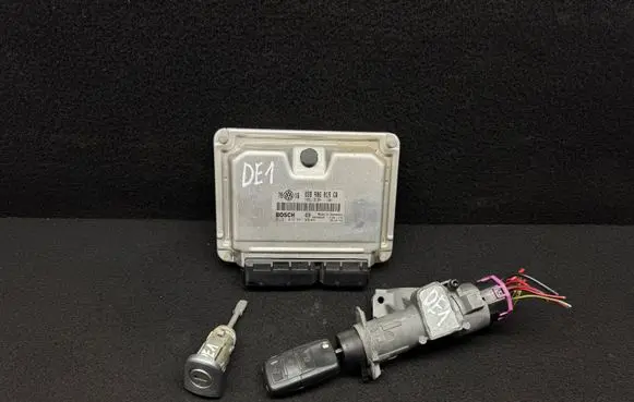Volkswagen PASSAT B5.5 Engine ECU kit and lock set 038906019GQ 4B0905851A 3B0837167
