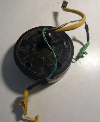 Mercedes-Benz C W203 Airbag slip ring squib (SRS ring) 0025421918