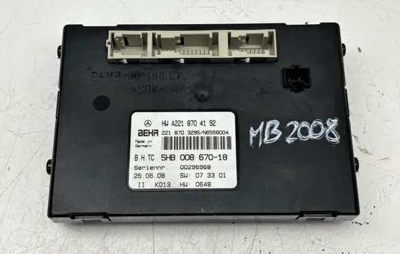 Climate control unit