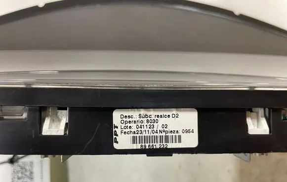 Peugeot 407 Speedometer (instrument cluster) 9658137280 A2C53014407 A2C53106695