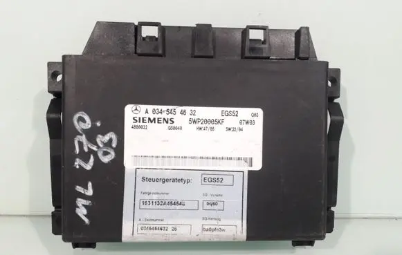 Mercedes-Benz ML W163 Gearbox control unit/module A0345454632