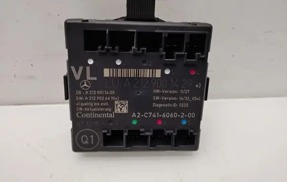 Mercedes-Benz E W212 Door control unit/module A2129001429 A2129011405 A2129026610