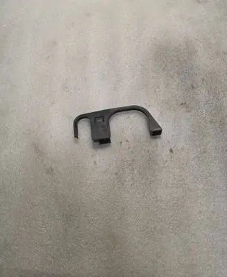 Engine bonnet/hood lock trim molding