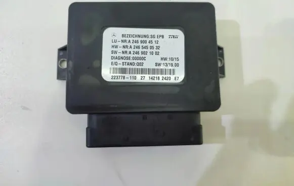 Mercedes-Benz A W176 Hand brake control module A2465450532