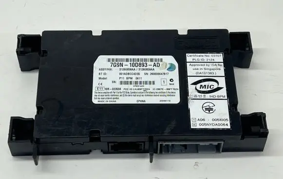 Volvo V70 Bluetooth control unit module 7G9N10D893AD 31260858AA 31260859AA