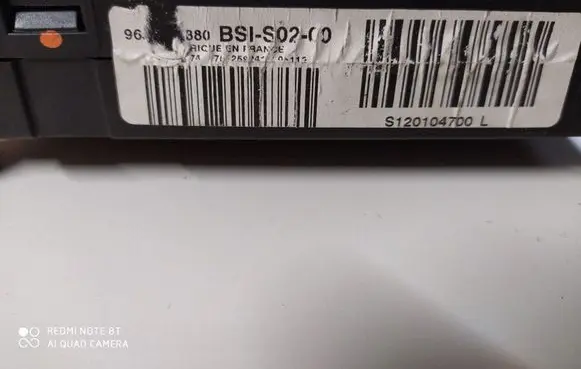 Peugeot 407 Comfort/convenience module 9655708380 S120104700L
