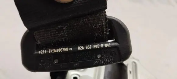 Audi A1 Rear seatbelt 82a857805b