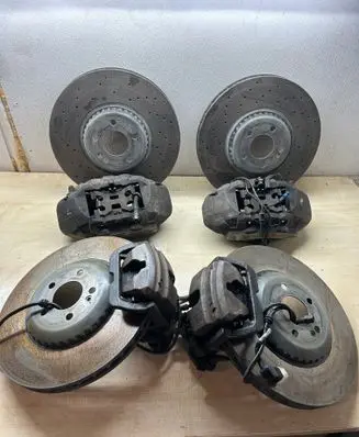 Mercedes-Benz E W238 Brake discs and calipers set A0004212312 A0004231712 A000412312