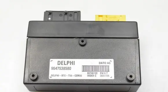 Peugeot 307 Other control units/modules 9647538580