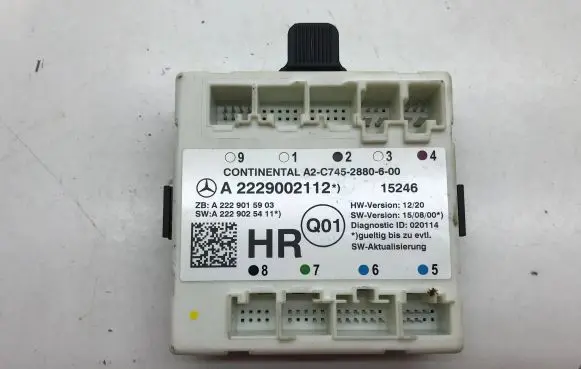 Mercedes-Benz E W213 Door control unit/module A2229002112 A222900 A2229015903