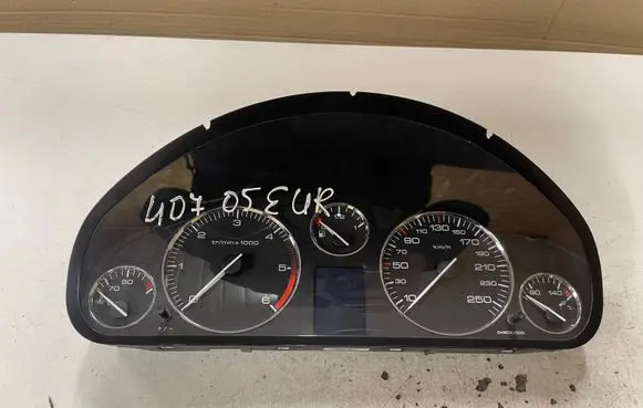 Peugeot 407 Speedometer (instrument cluster) A2C53106699 9658138280 A2C53010609