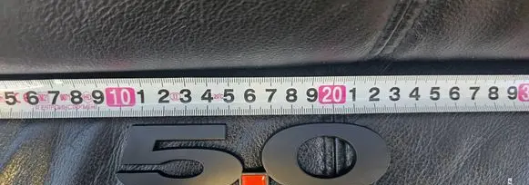 Ford Mustang VI Fender model badge letters 