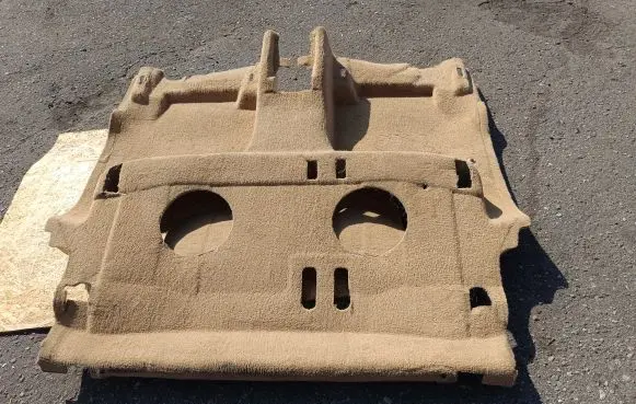 Porsche Cayenne (92A) Rear floor carpet liner 7P5863367