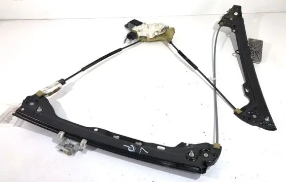 Front door window regulator with motor