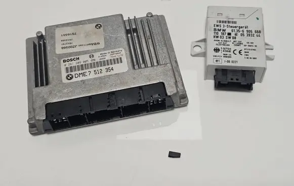 BMW 3 E46 Engine ECU kit and lock set 7512354 26RT0000 0261209005