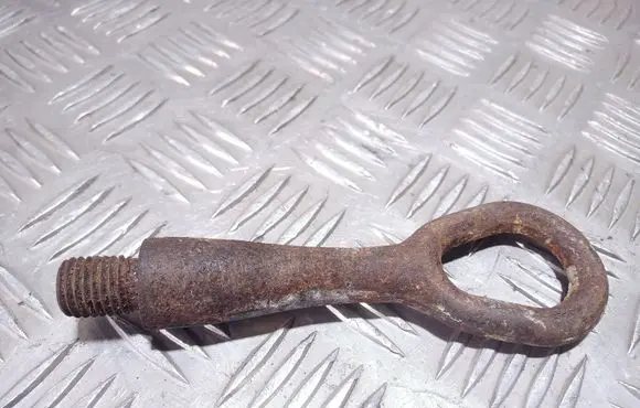 Towing hook eye
