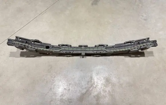 Front bumper foam support bar