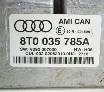 Audi A4 S4 B8 8K Other devices 8T0035785A