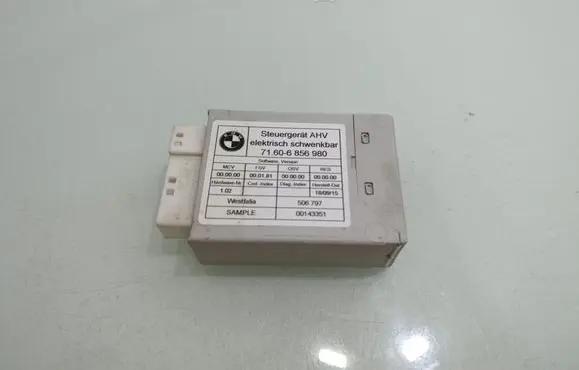 BMW 3 F30 F35 F31 Tow bar trailer control unit/module 6856980
