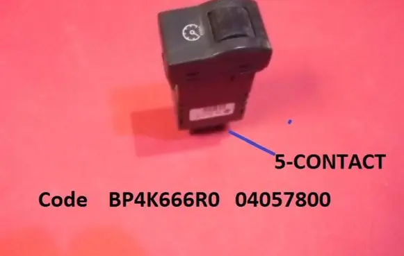 Mazda 3 I Panel lighting control switch BP4K666R0 04057800