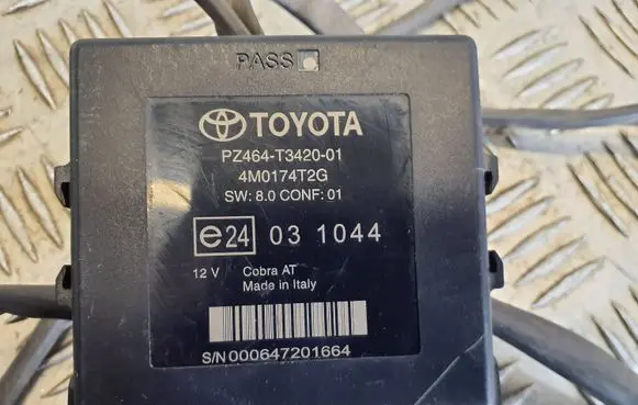 Toyota Avensis T270 Parking PDC control unit/module PZ464T342001 4M0174T2G E24031044