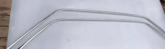 Mercedes-Benz W123 Front door trim (molding) 