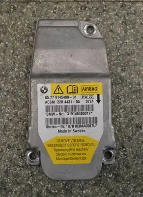 BMW 5 E60 E61 Airbag control unit/module 65779145400 2204431-05 31914540001Y