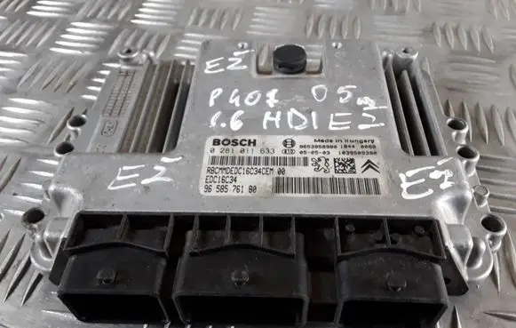 Peugeot 407 Engine control unit/module 9658576180 0281011633 9653958980