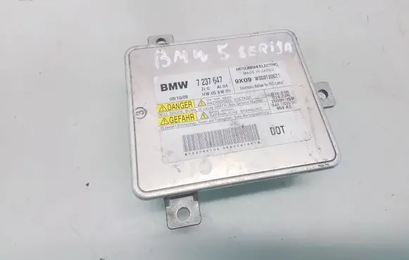 BMW 5 F10 F11 Headlight ballast module Xenon 7237647