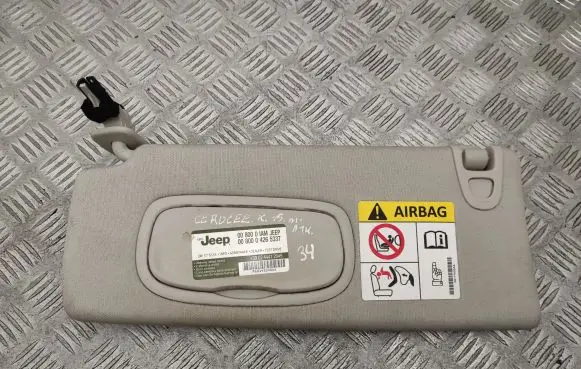 Jeep Cherokee Sun visor
