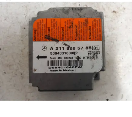 Mercedes-Benz E W211 Airbag control unit/module A2118205785 500403160032 P6V4C16A0ZW