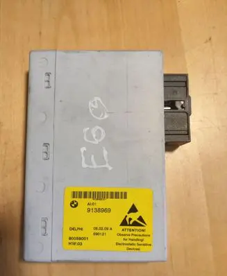 BMW 5 E60 E61 Central console control unit 9138969 80059001