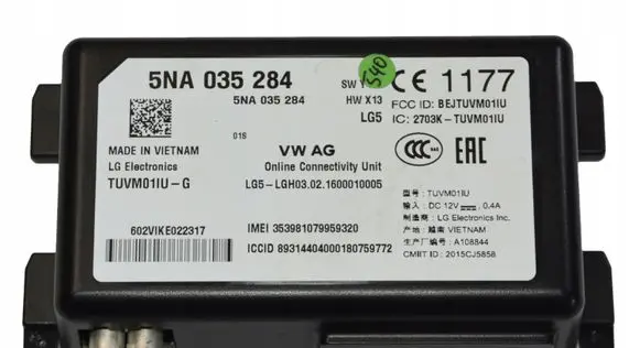 Volkswagen Tiguan Other control units/modules 5NA035284