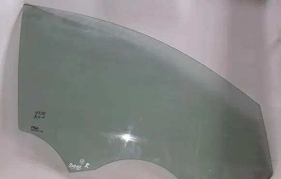 Opel Corsa F Front door window/glass (coupe) 
